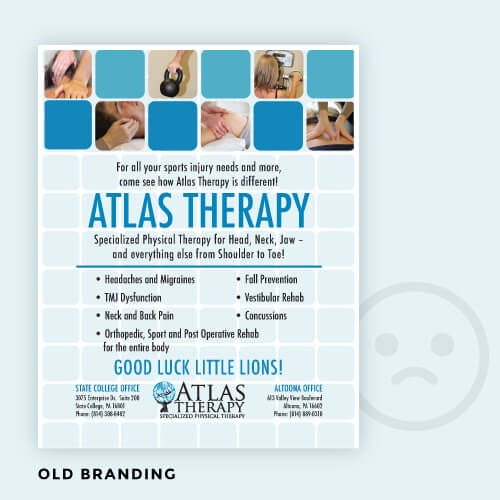 Old Branding for Atlas Therapy
