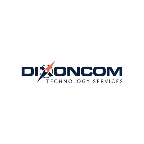 Dixoncom logo on a white background.